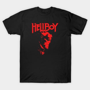 Hellboy Profile (Black Print) T-Shirt